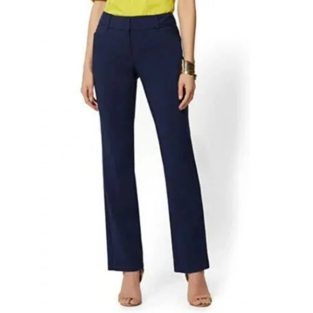 7th Avenue Petite Straight Leg Slacks